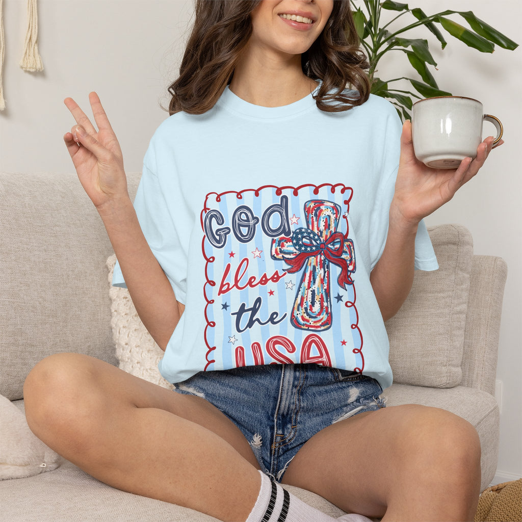 God Bless the USA Patriotic T-Shirt