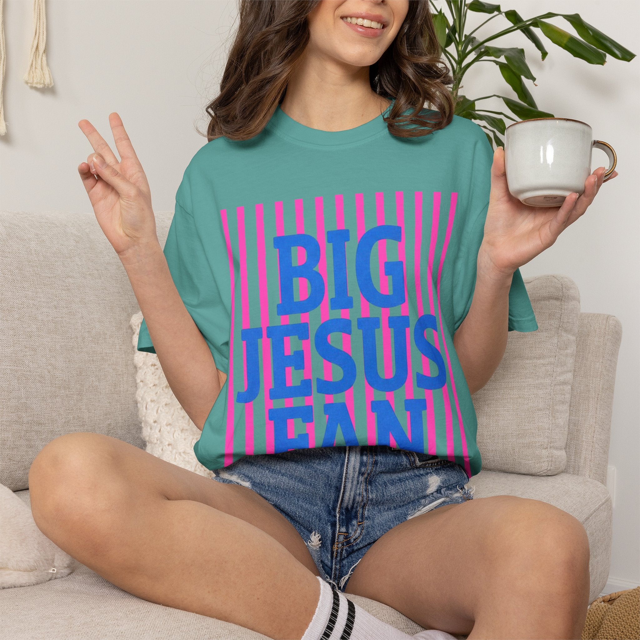 Big Jesus Fan T-Shirt — Bold Christian Faith Tee