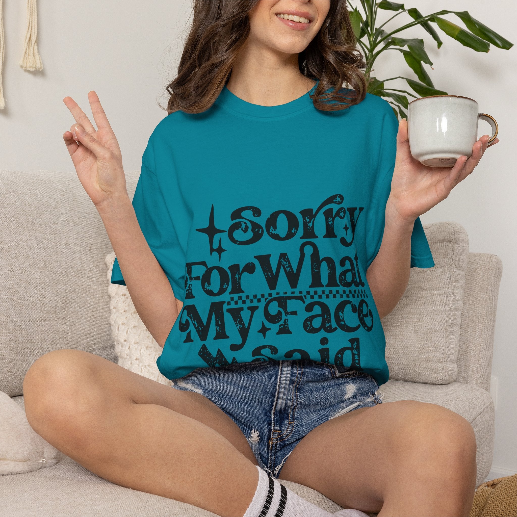 Sorry For What My Face Said T-Shirt