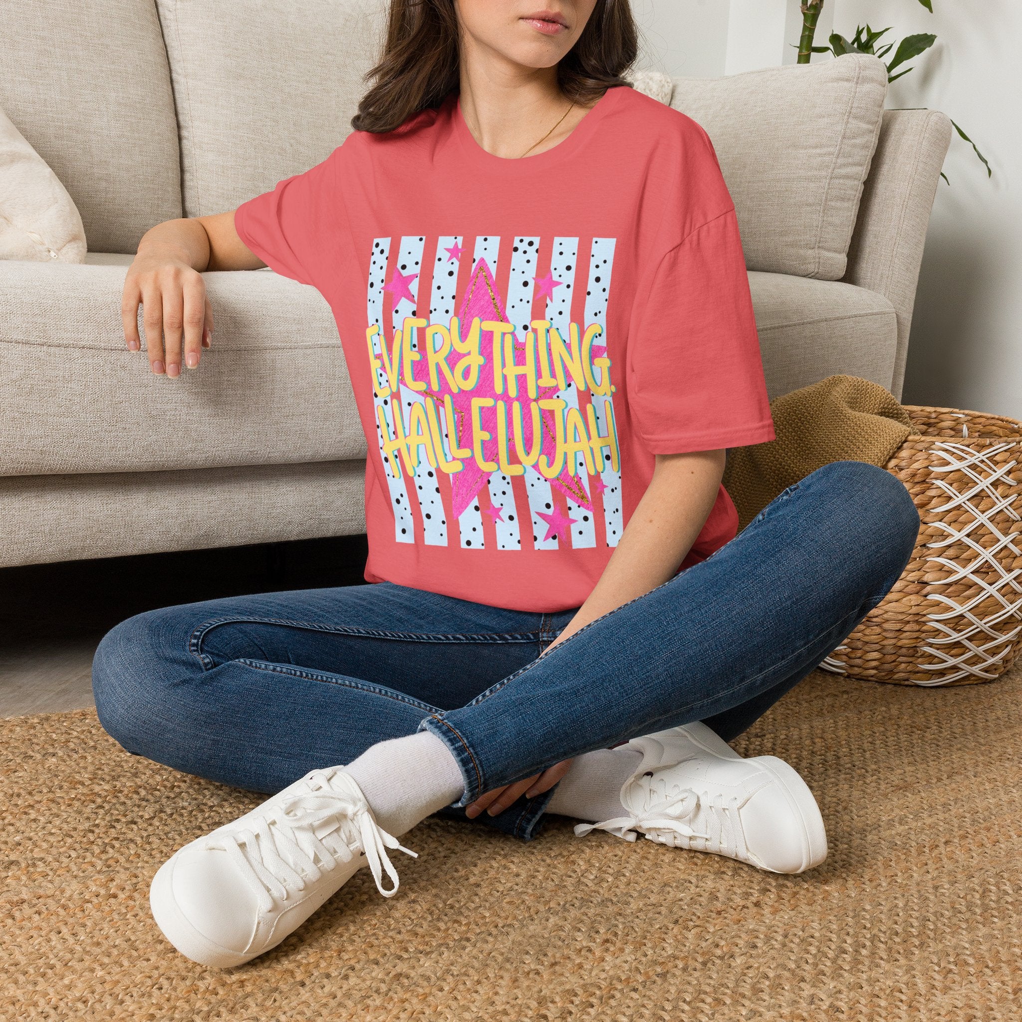 Everything Hallelujah T-Shirt — Retro Star Graphic Tee