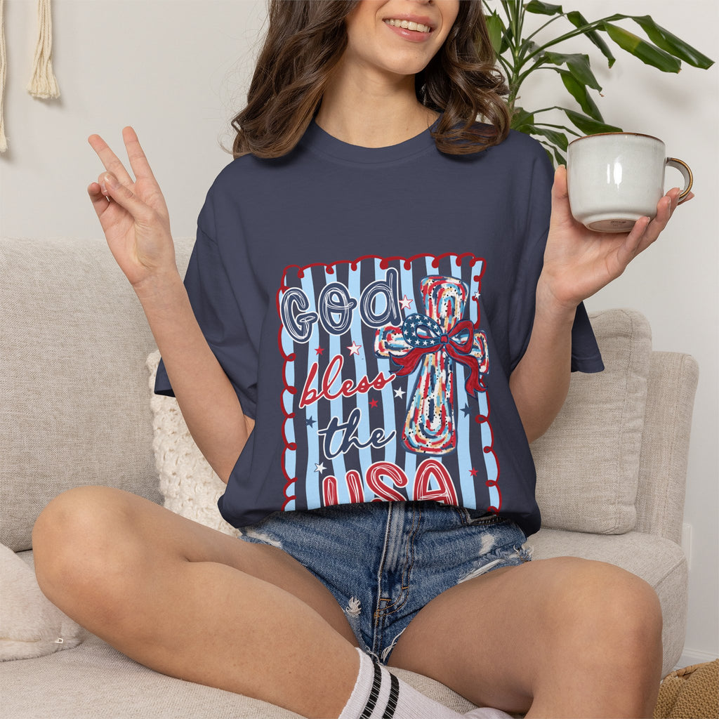 God Bless the USA Patriotic T-Shirt