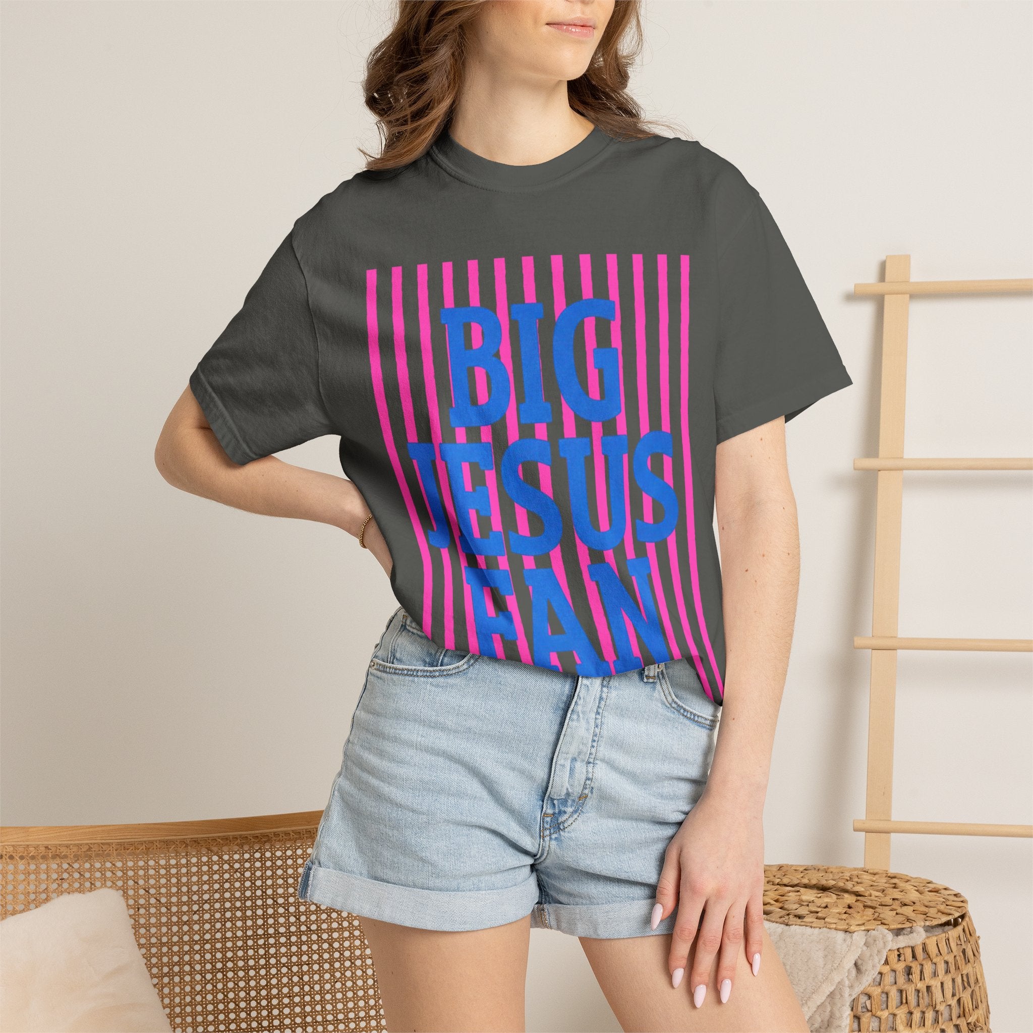 Big Jesus Fan T-Shirt — Bold Christian Faith Tee
