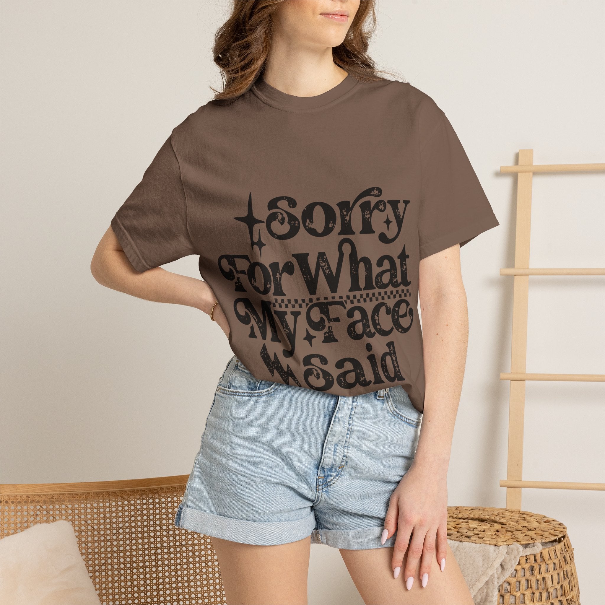 Sorry For What My Face Said T-Shirt