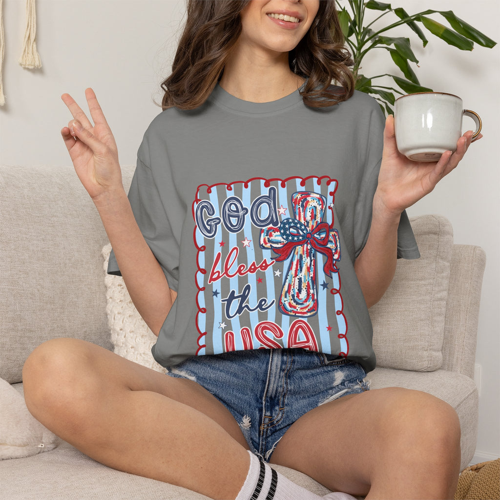 God Bless the USA Patriotic T-Shirt