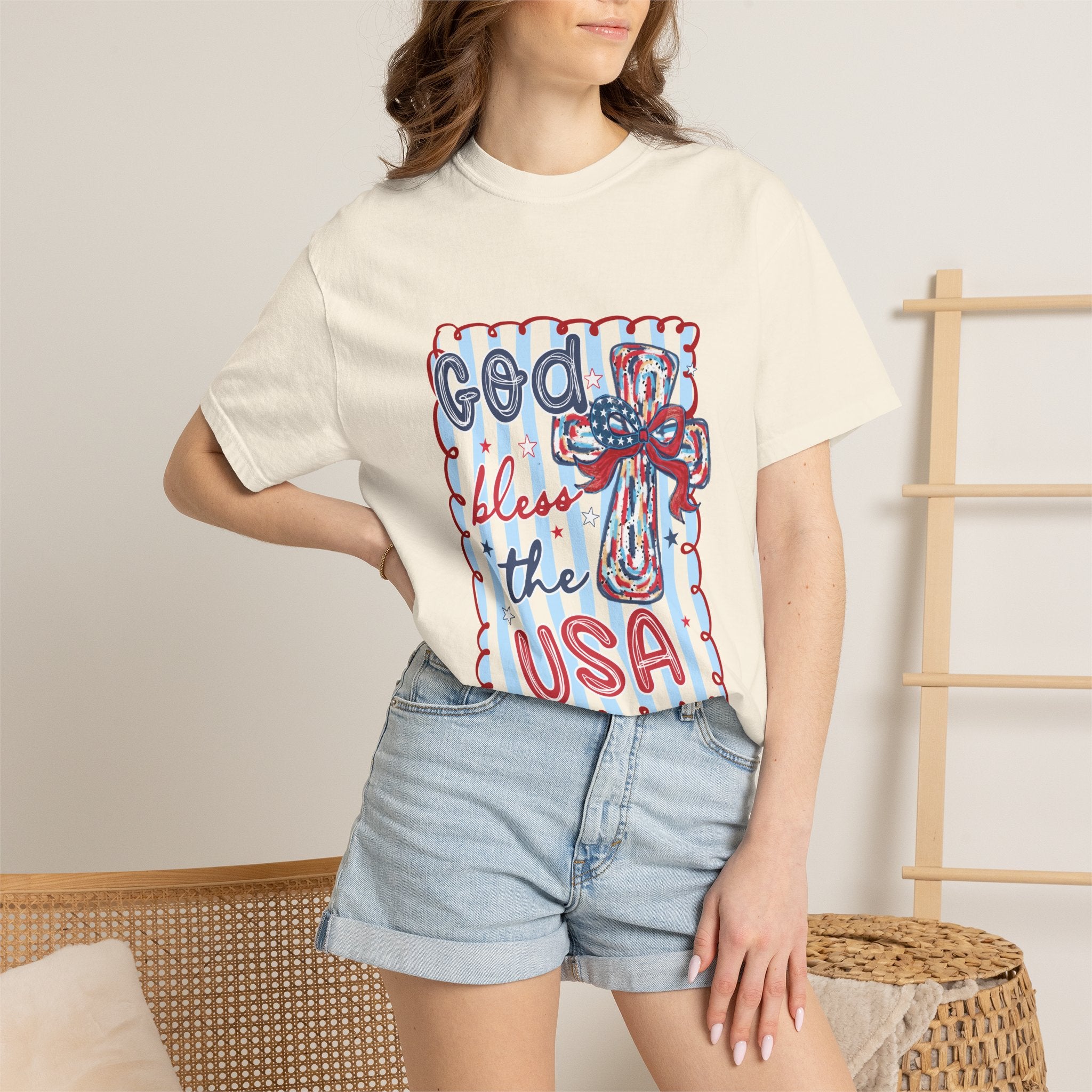 God Bless the USA Patriotic T-Shirt