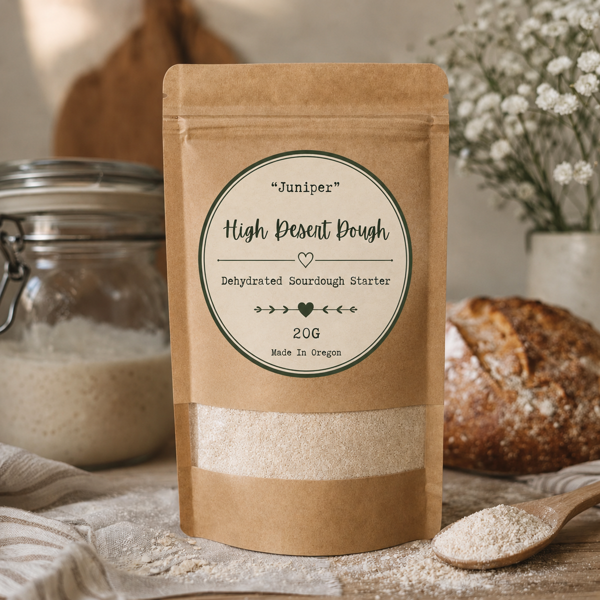 20G "Juniper" Dehydrated Sourdough Starter