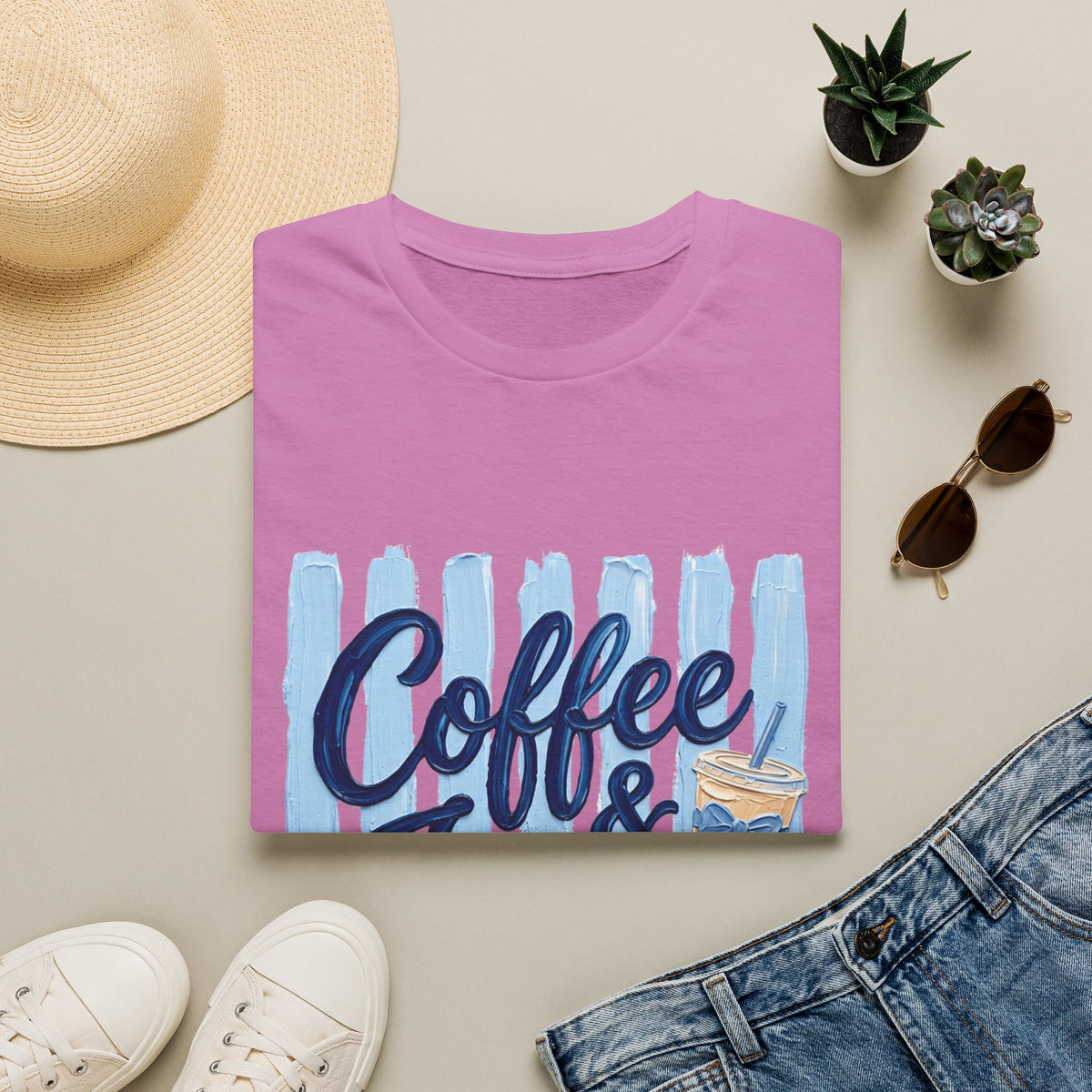 "Coffee & Jesus" Casual Graphic Tee