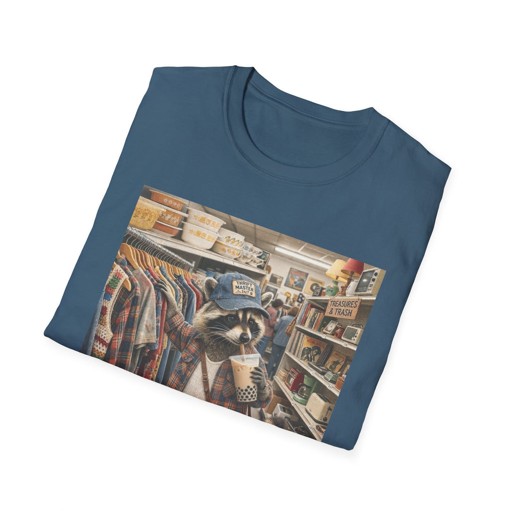 Thrifted Raccoon T-Shirt — "I'd Thrift That" Vintage Store Graphic Tee