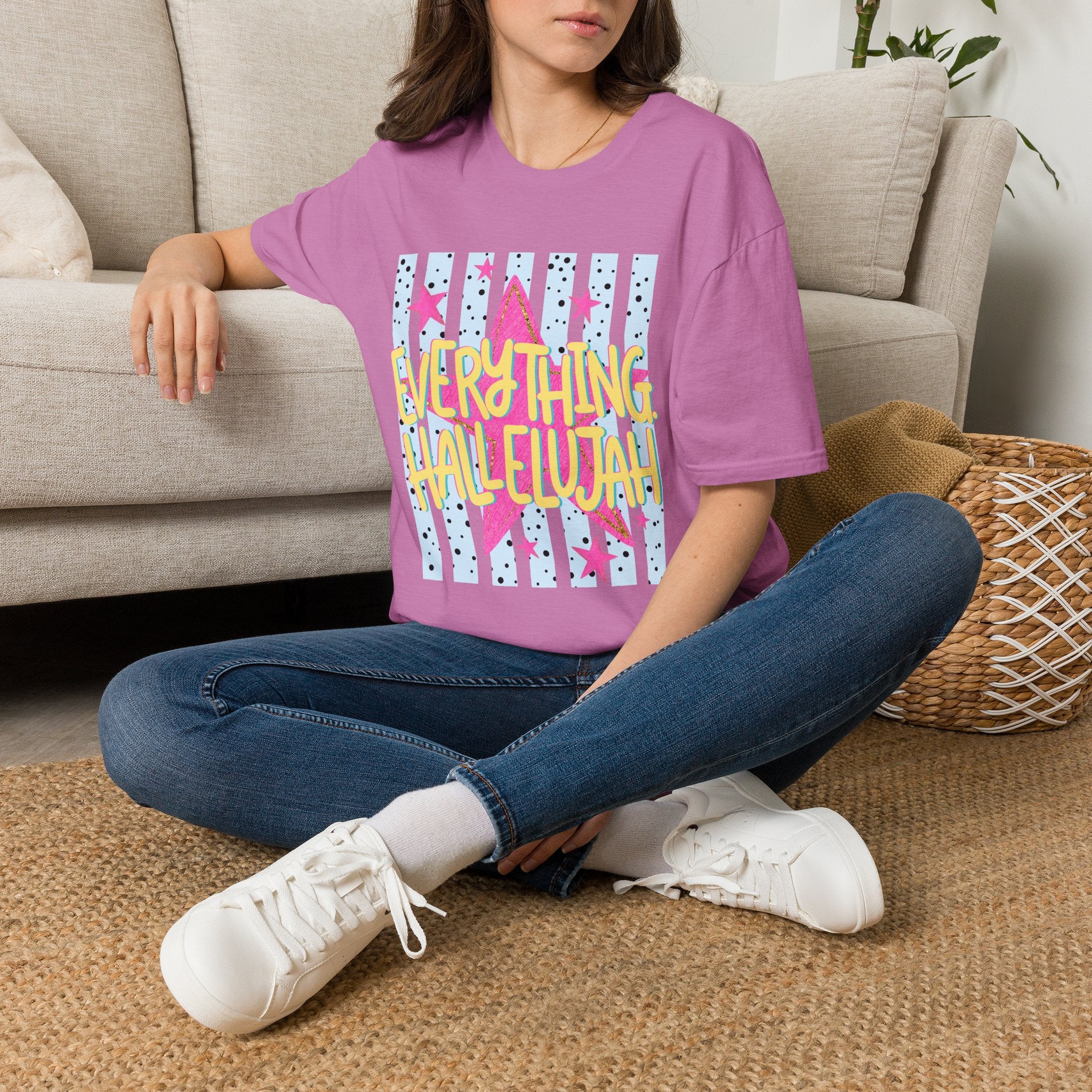 Everything Hallelujah T-Shirt — Retro Star Graphic Tee
