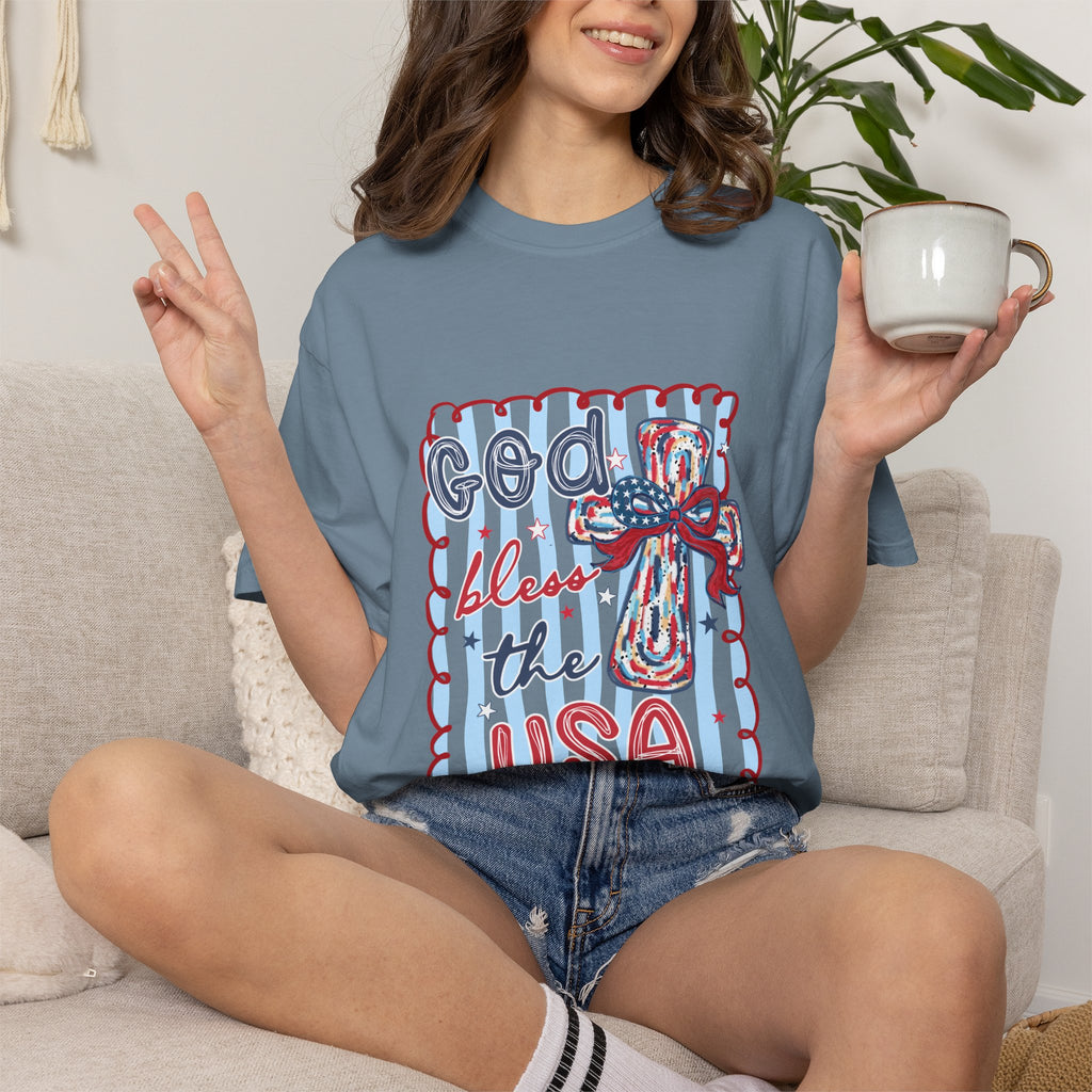 God Bless the USA Patriotic T-Shirt