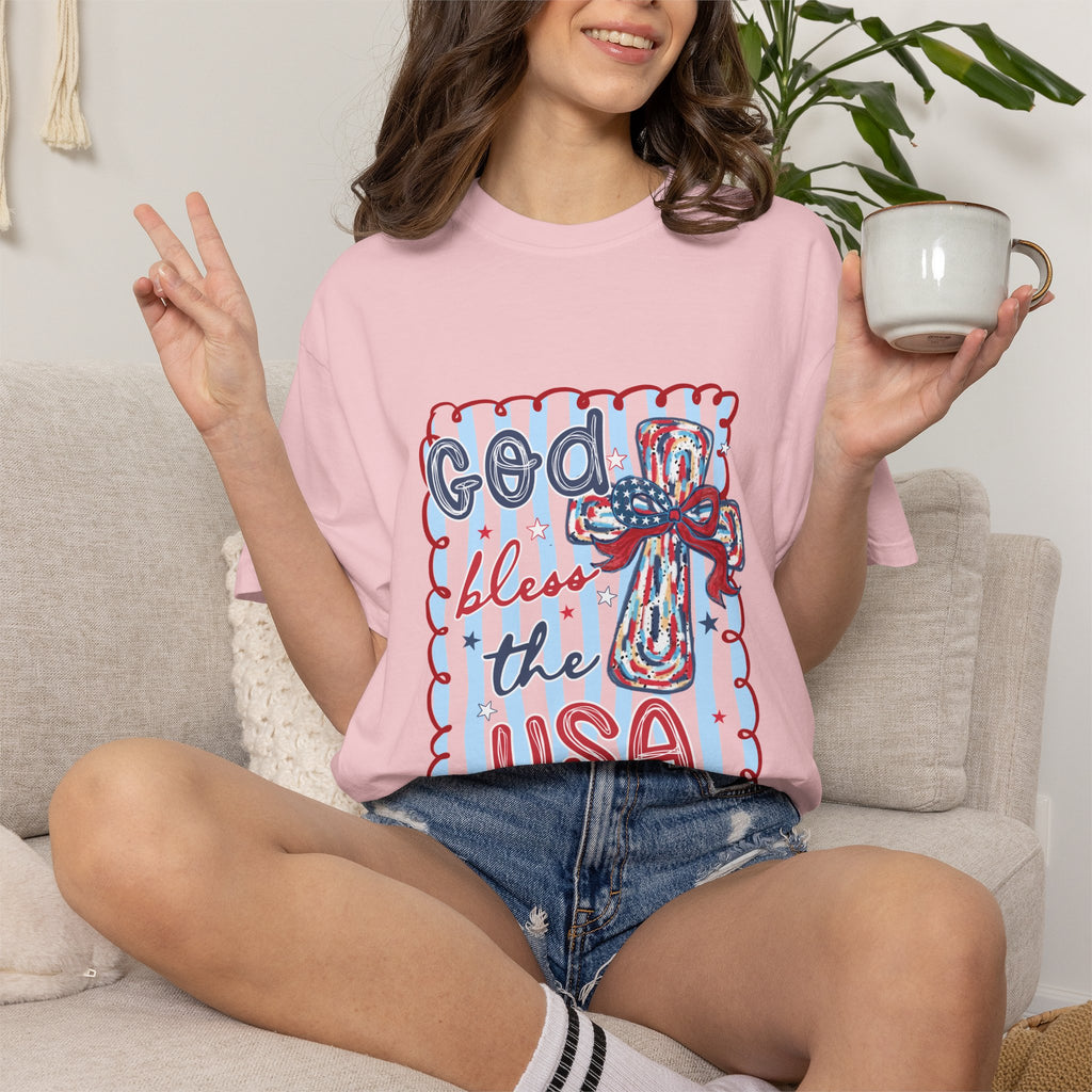 God Bless the USA Patriotic T-Shirt