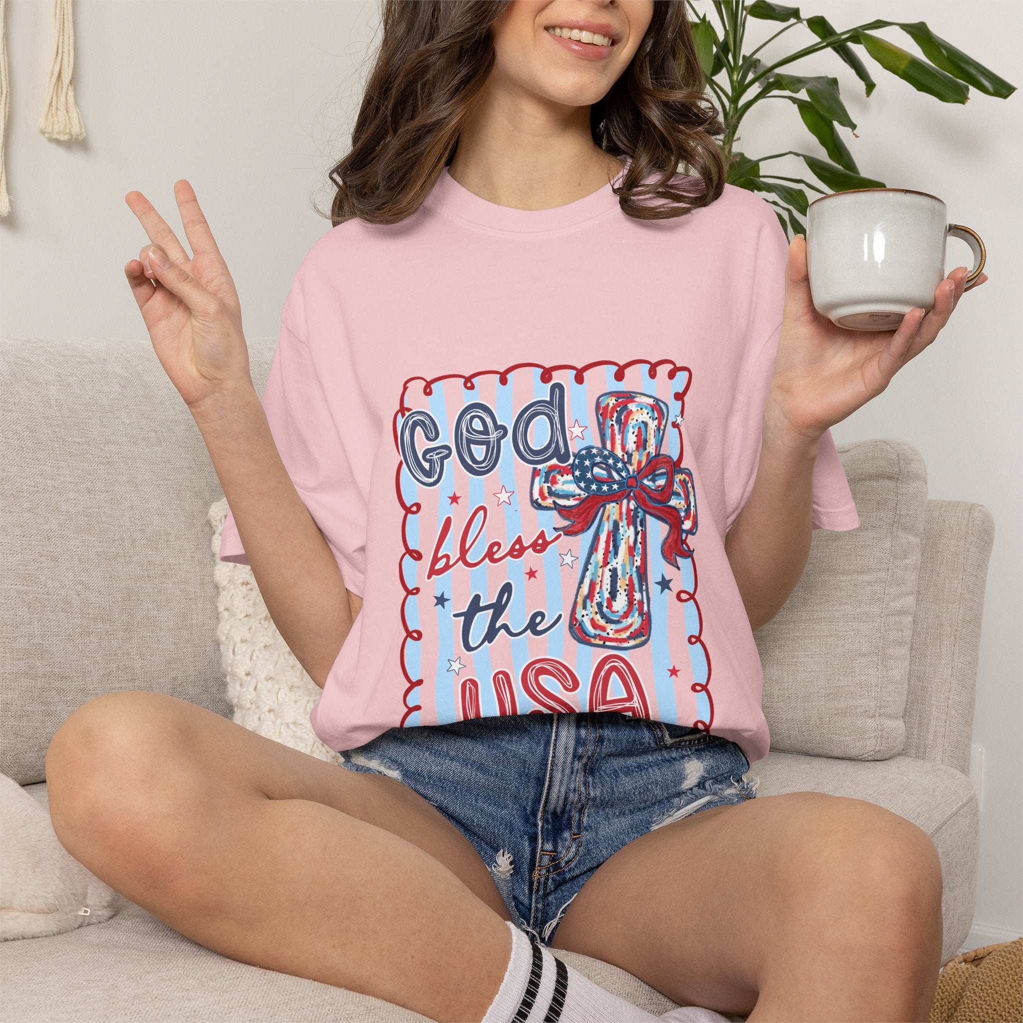 God Bless the USA Patriotic T-Shirt