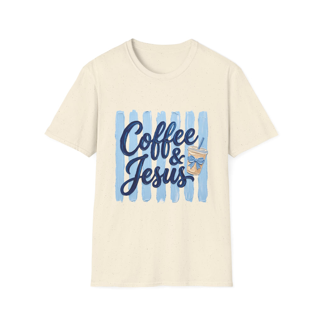 "Coffee & Jesus" Casual Graphic Tee