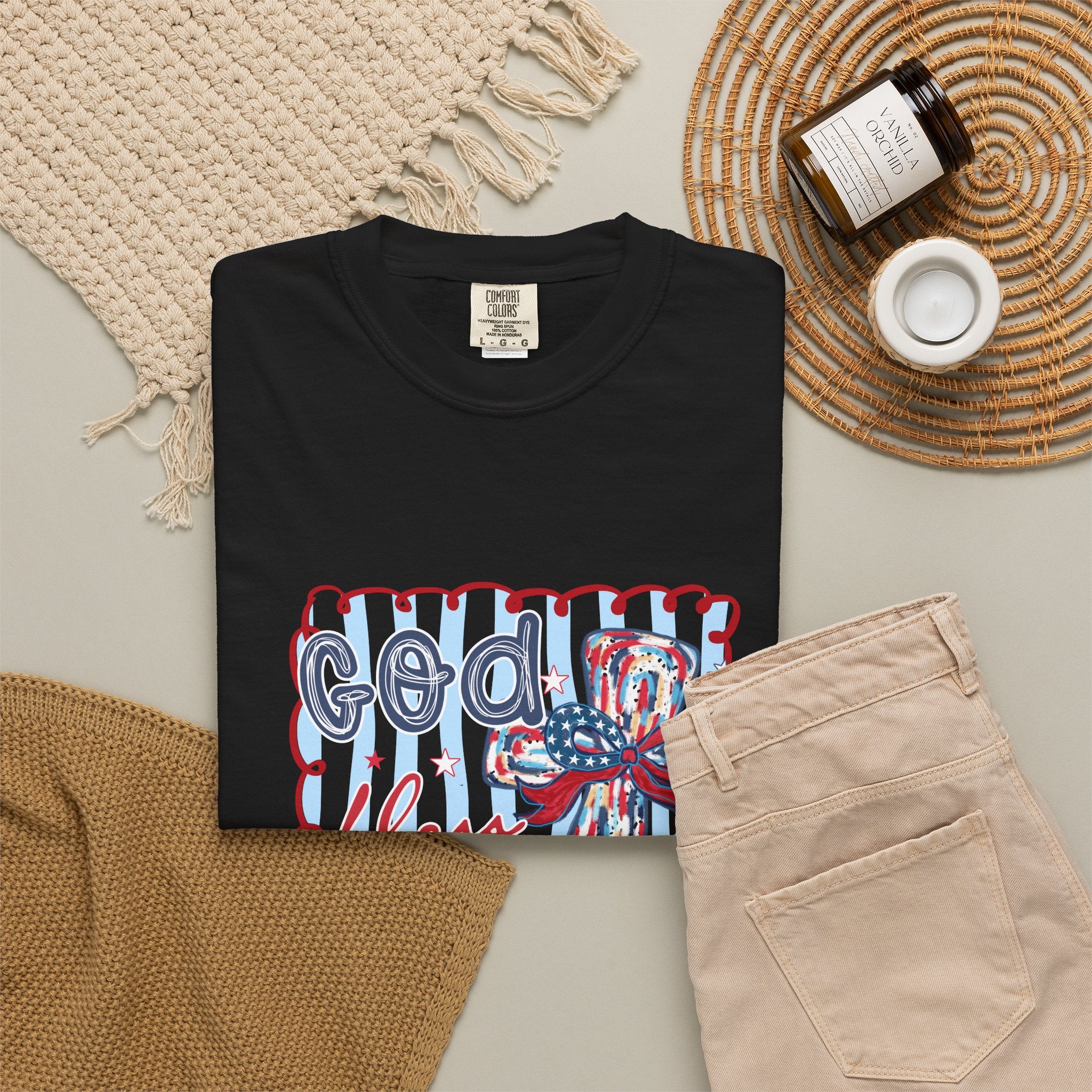 God Bless the USA Patriotic T-Shirt
