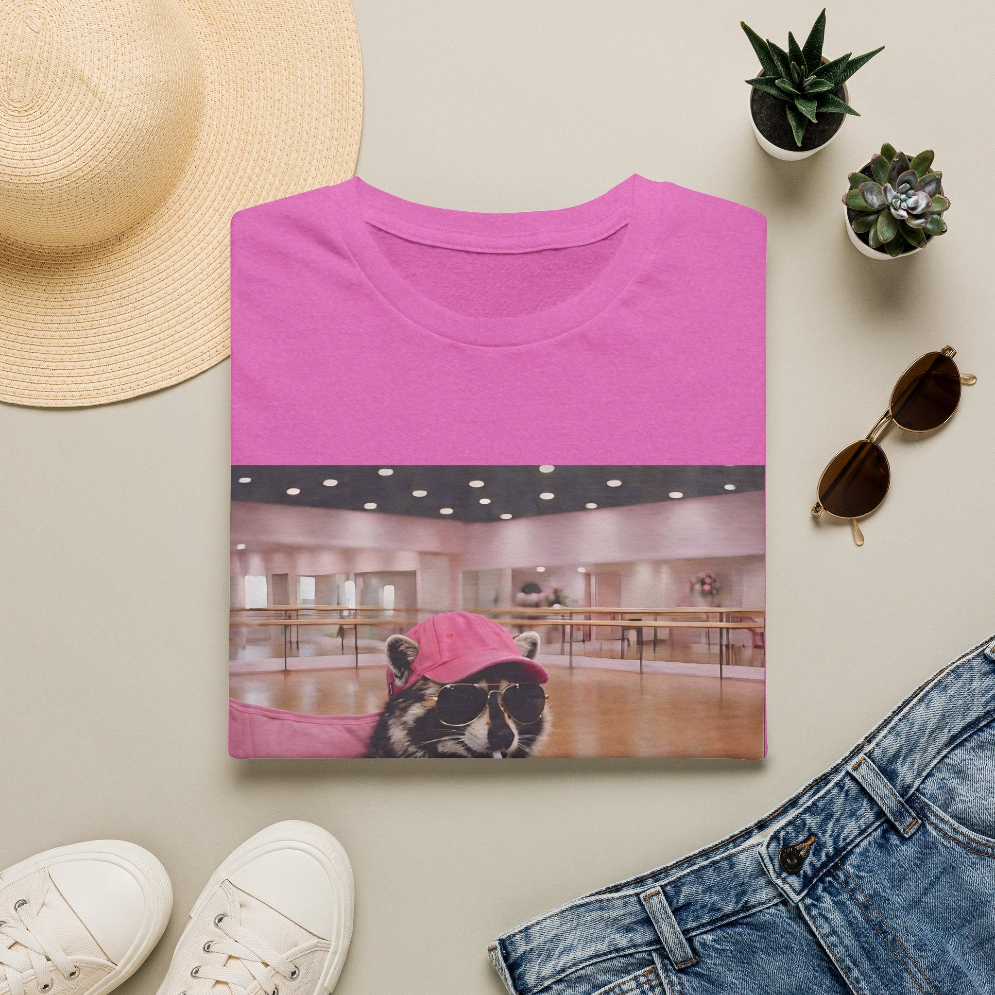 T-Shirt — Cute Dance Mom Graphic Tee ("I Live Here Now")