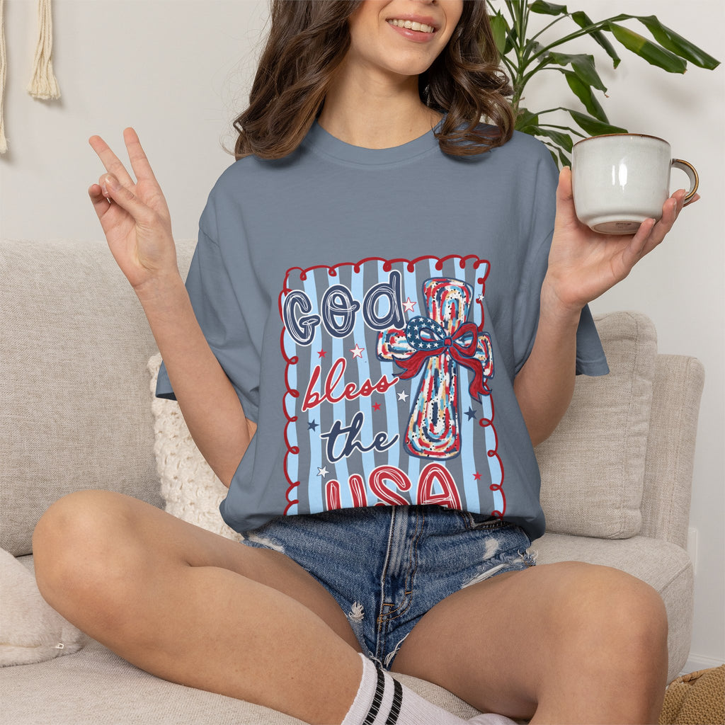 God Bless the USA Patriotic T-Shirt